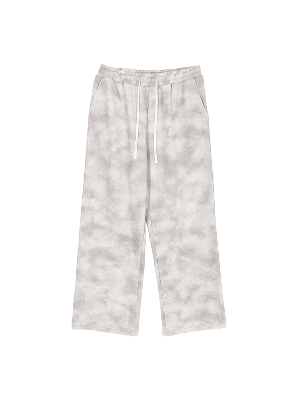 Dirty Washed Fleece Sweatpants #RU0107 | TAPSTITCH